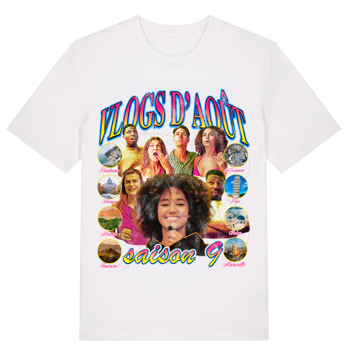 T-shirt Lena vlogs d'août - Saison 9